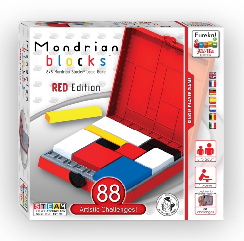 Ah!Ha child's play Mondrian Blocks red